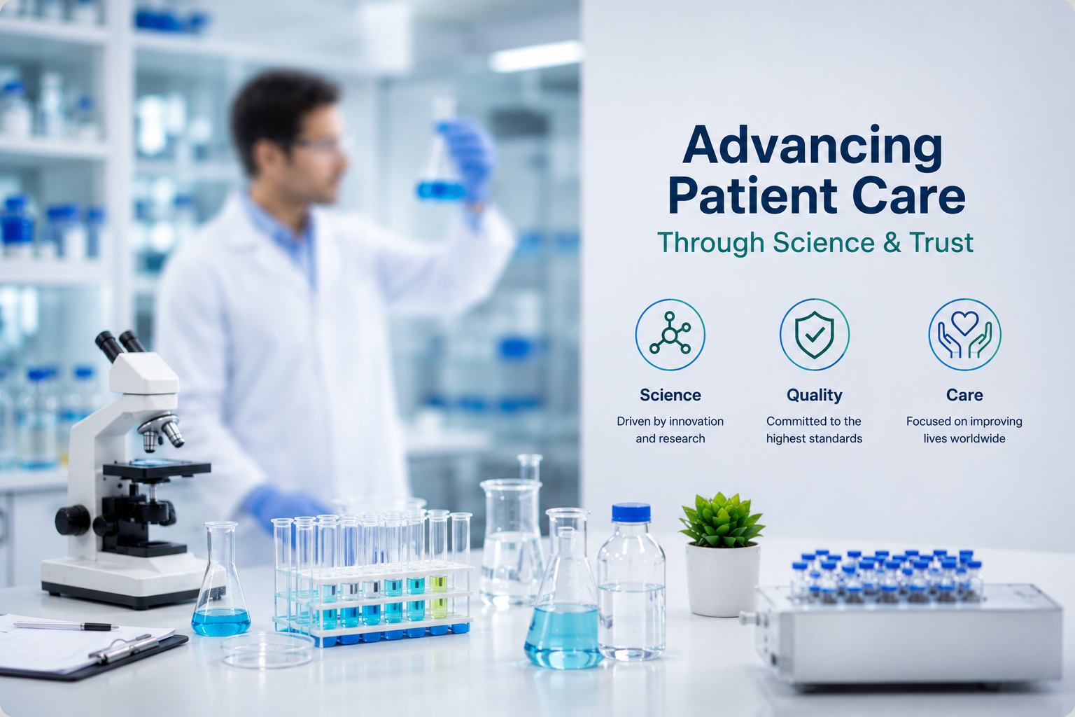 Amigas Pharma team and facility